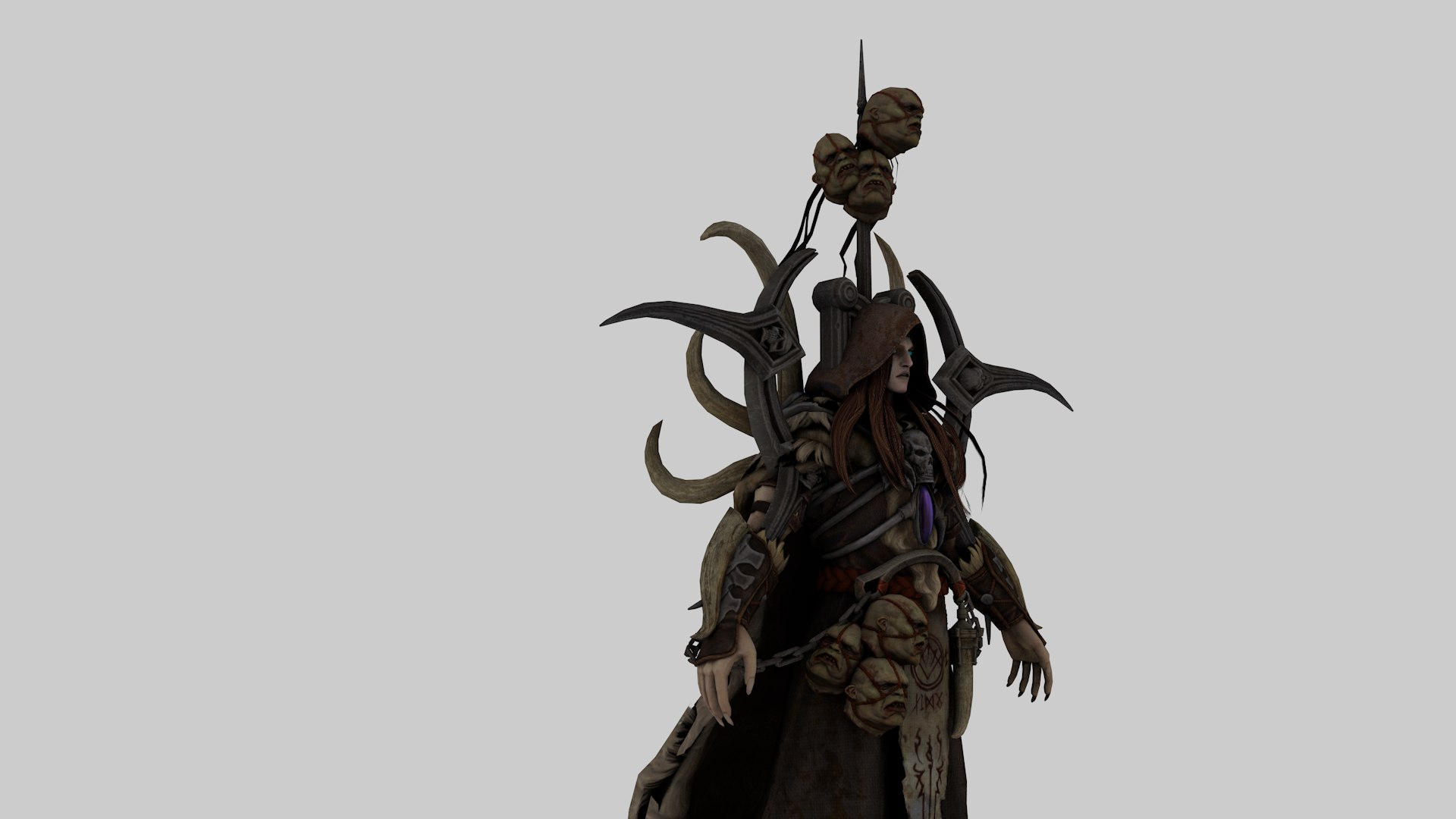 Dark Necromancer 3D Model - TurboSquid 2371942