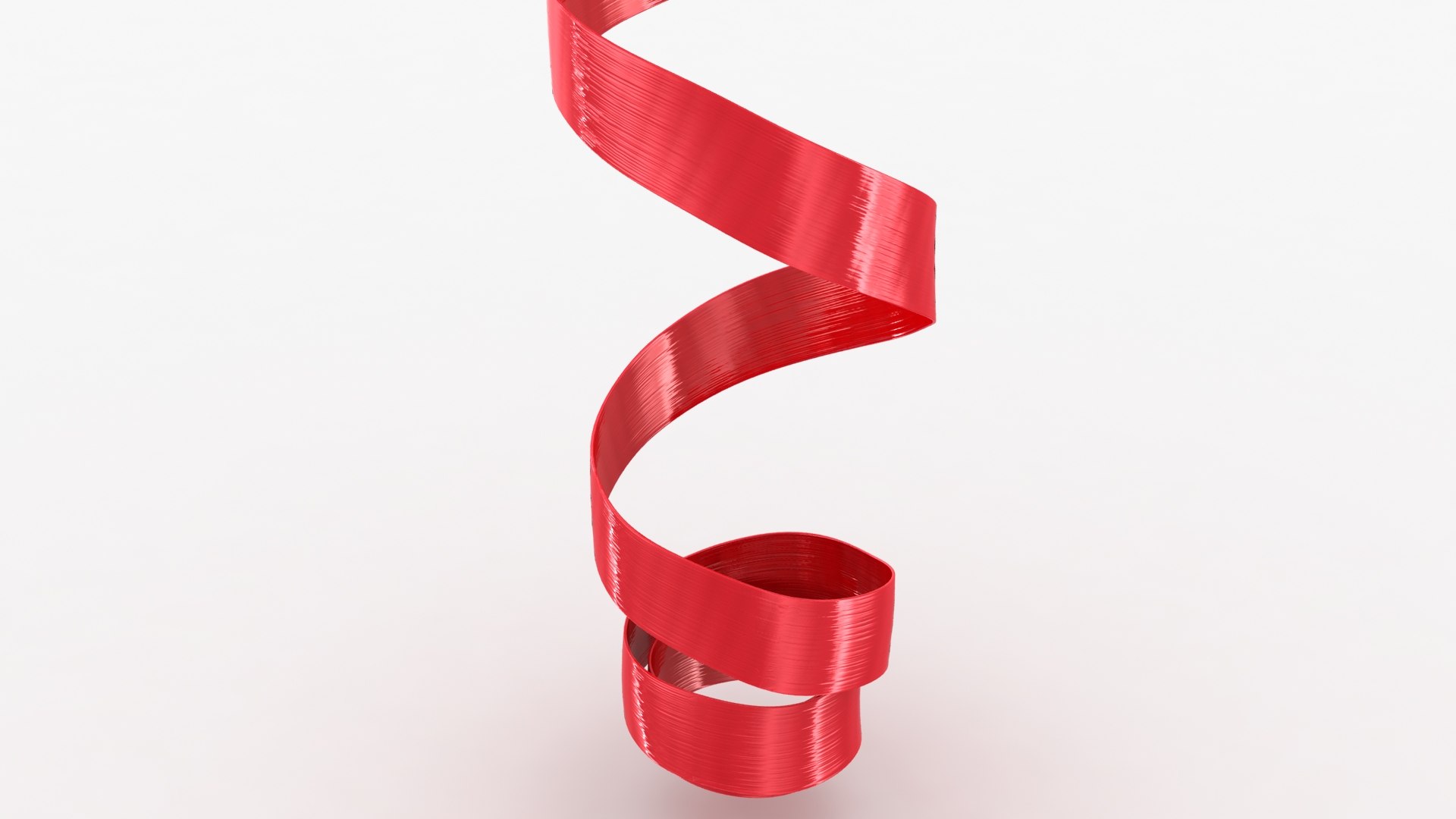 3D curly ribbon 05 - TurboSquid 1649251