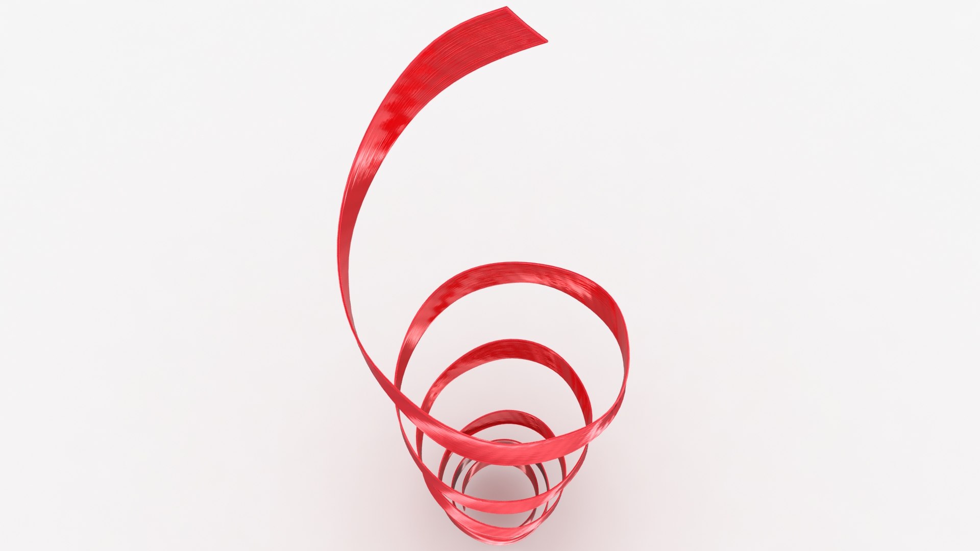 3D curly ribbon 05 - TurboSquid 1649251