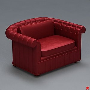 3ds max armchair chair