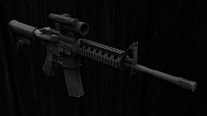 assault rifle 3D model
