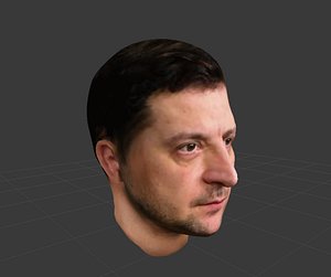 3D Zelenskyy 3D Head