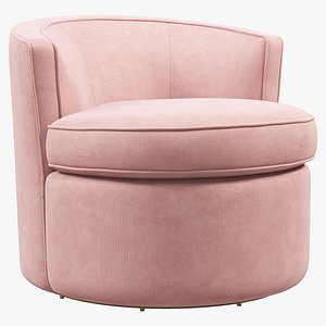 Joybird Carly Swivel Chair 3D