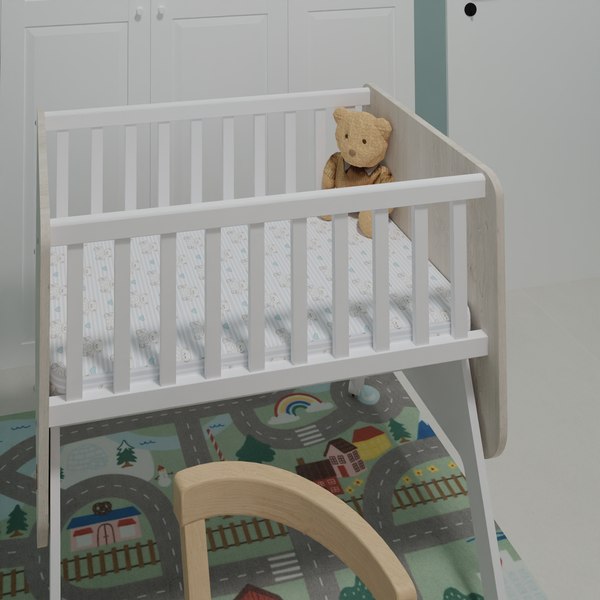 3D Cradle BOORI NEAT ROCKING TurboSquid 2203405