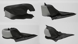 Cloth Cover Models and Reveal Animations