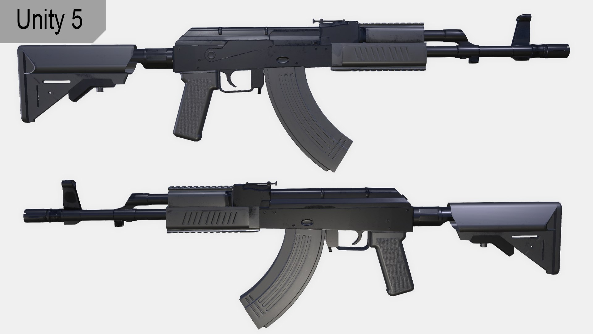 3d Ready Ak47 Model