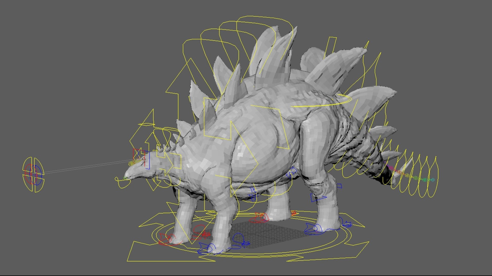 Stegosaurus Rigged 3D 3D Model - TurboSquid 2442946