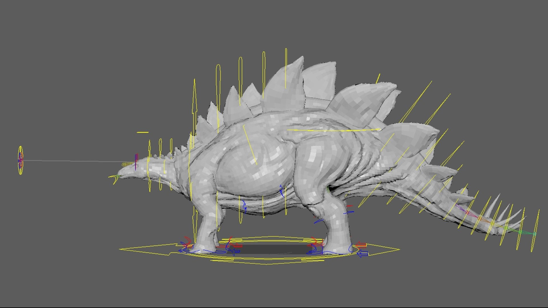 Stegosaurus Rigged 3D 3D Model - TurboSquid 2442946