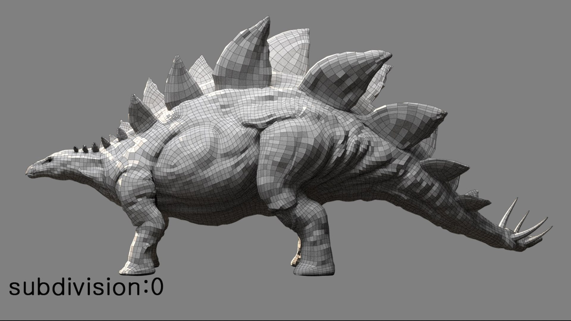 Stegosaurus Rigged 3D 3D Model - TurboSquid 2442946