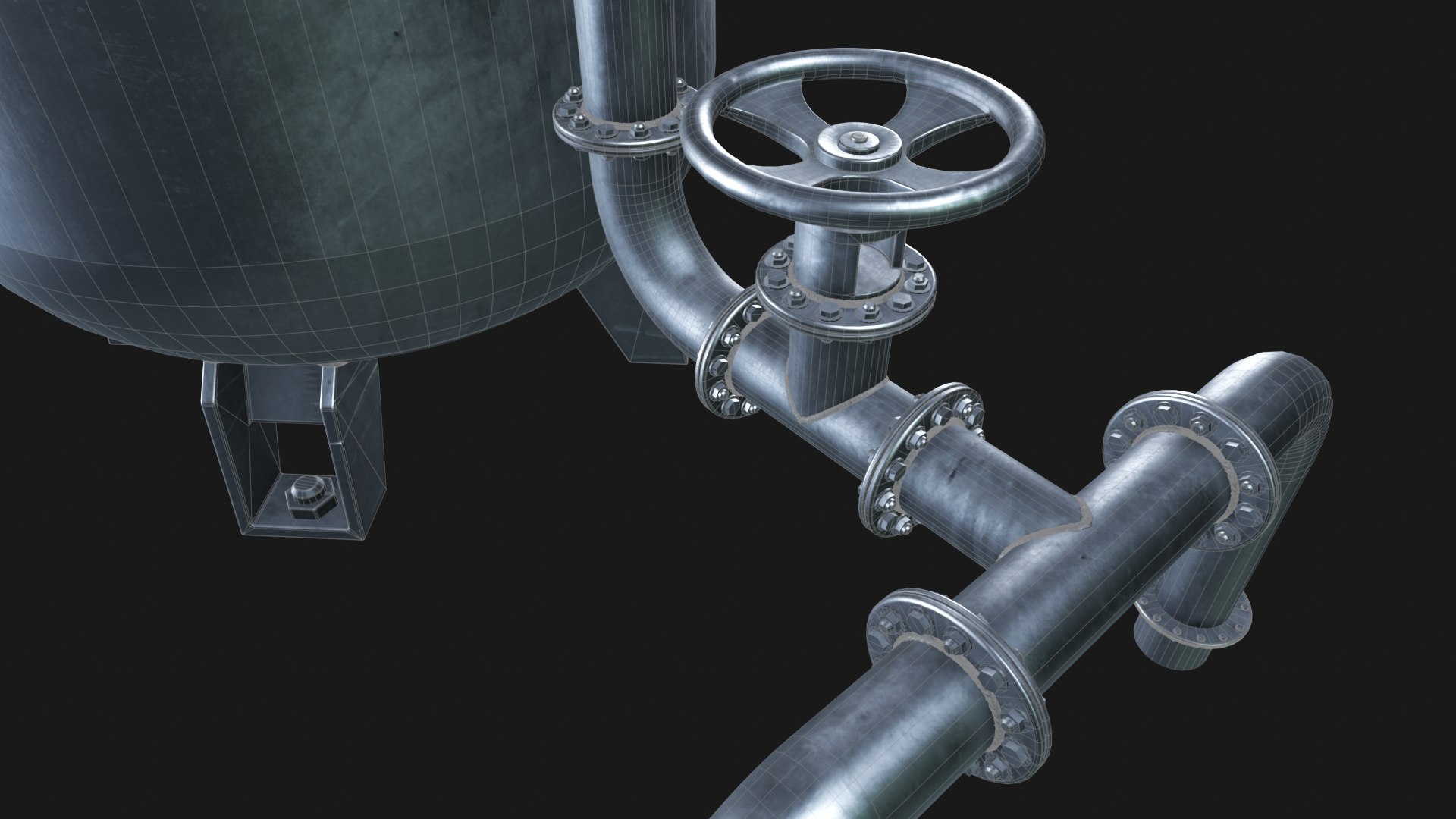 Fuel Storage Tank01 3D Model - TurboSquid 2305040