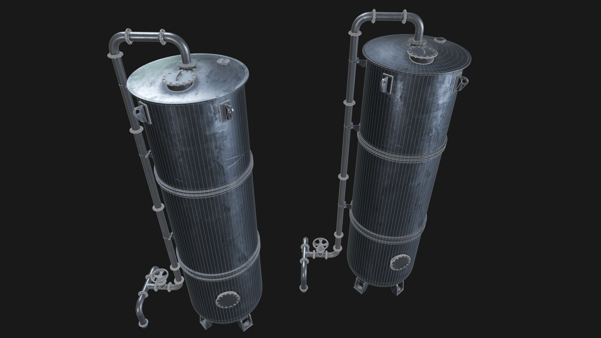 Fuel Storage Tank01 3D Model - TurboSquid 2305040
