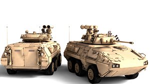 3D Armored Personnel Carrier Suricate Rigged Apc 3D Model High Detail Game  Render Ready model