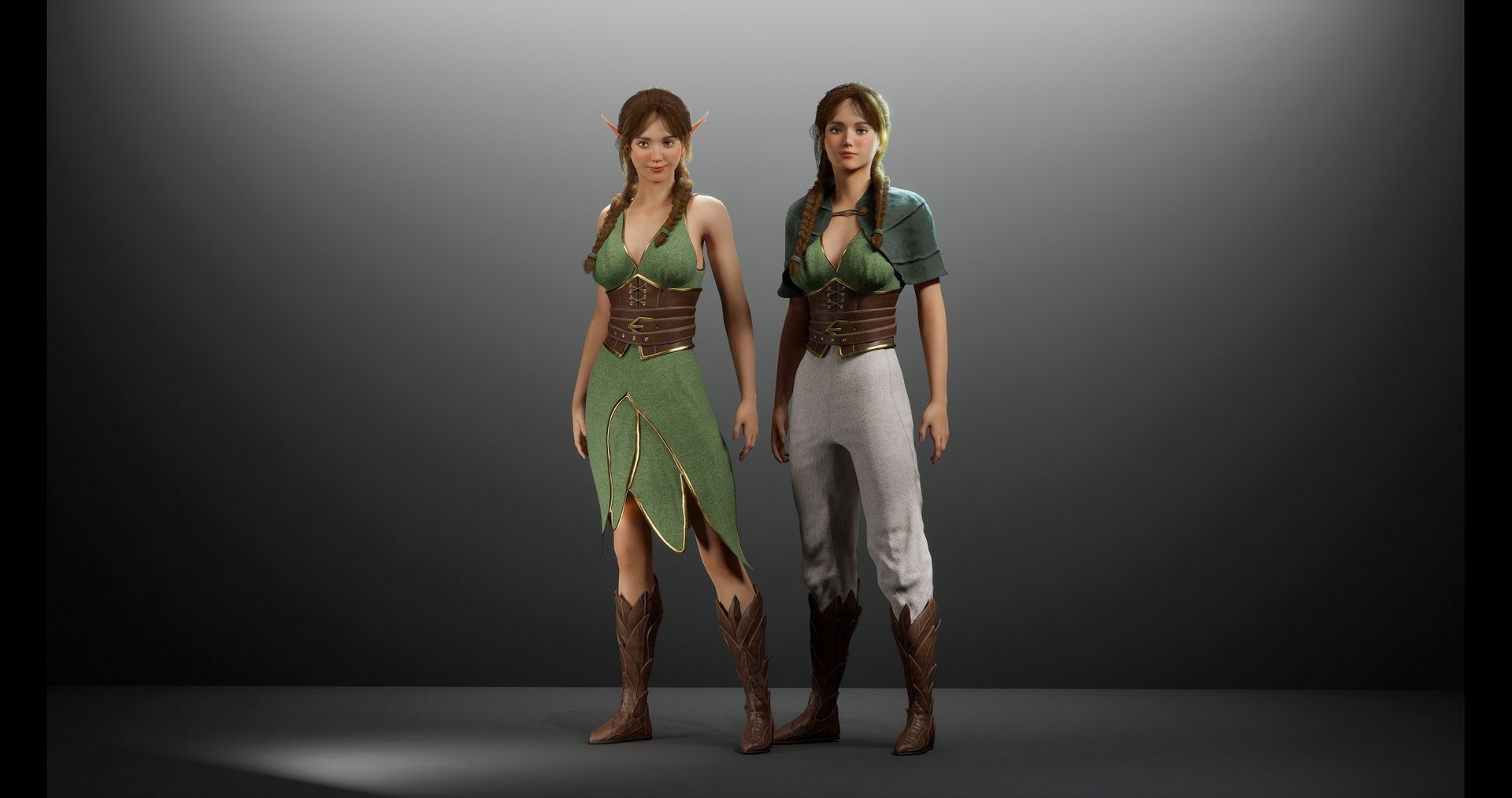 Forest Elf Silva 3D Model - TurboSquid 2412848