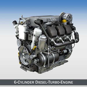 Truck diesel engine