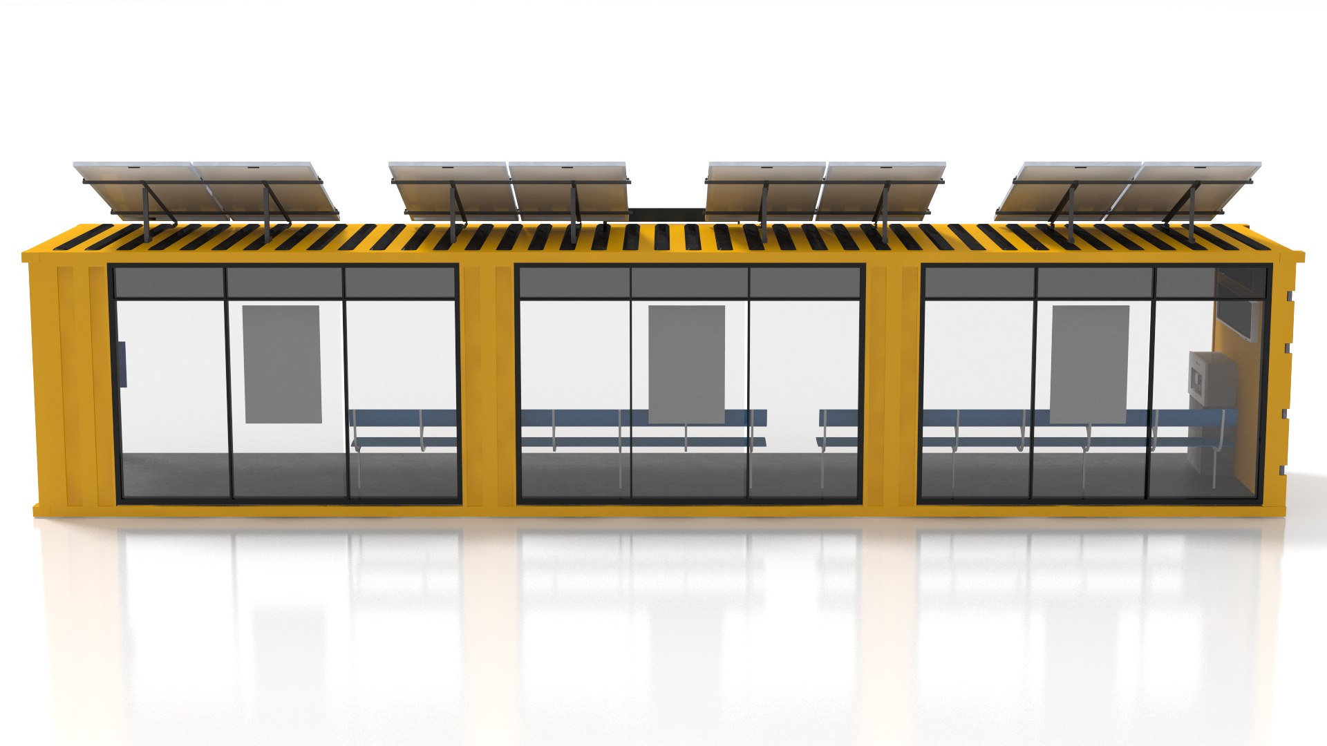 3D 40 Foot Container Bus Stop model https://p.turbosquid.com/ts-thumb/P5/hqxu8z/U8/6/png/1627408606/1920x1080/fit_q87/cab1b047b163146ee8285ba9e8c36f21a9cb708f/6.jpg