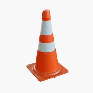 3D Cone Sinalizacao ABNT