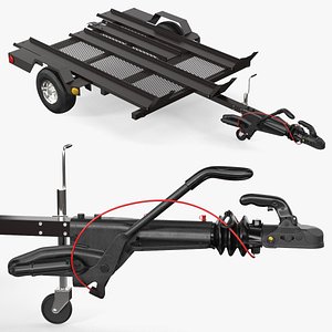 ECHO 3 Place Motorcycle Trailer and Trailer Brake Actuator