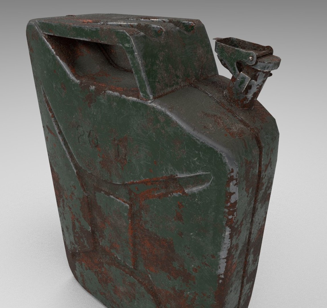 3D Jerry Can Rusty - TurboSquid 2053135
