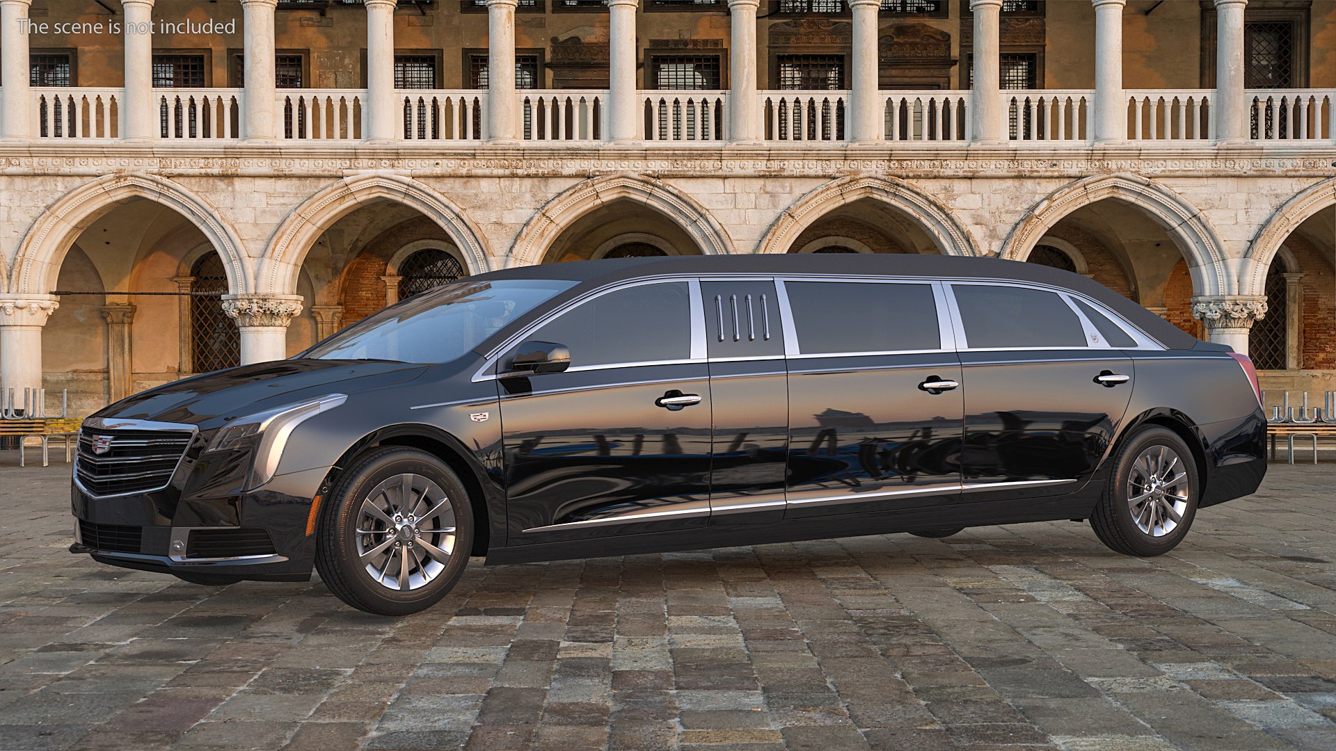 Limousine Cadillac SS 70 Stretch 3D model preview