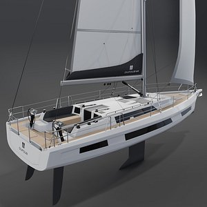Dufour 44 Luxury Yacht 3D 3D