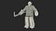 Hockey Goalkeeper Fully Equipped Rigged for Cinema 4D