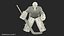Hockey Goalkeeper Fully Equipped Rigged for Cinema 4D