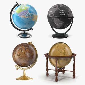 World Globes with Stand Collection 2
