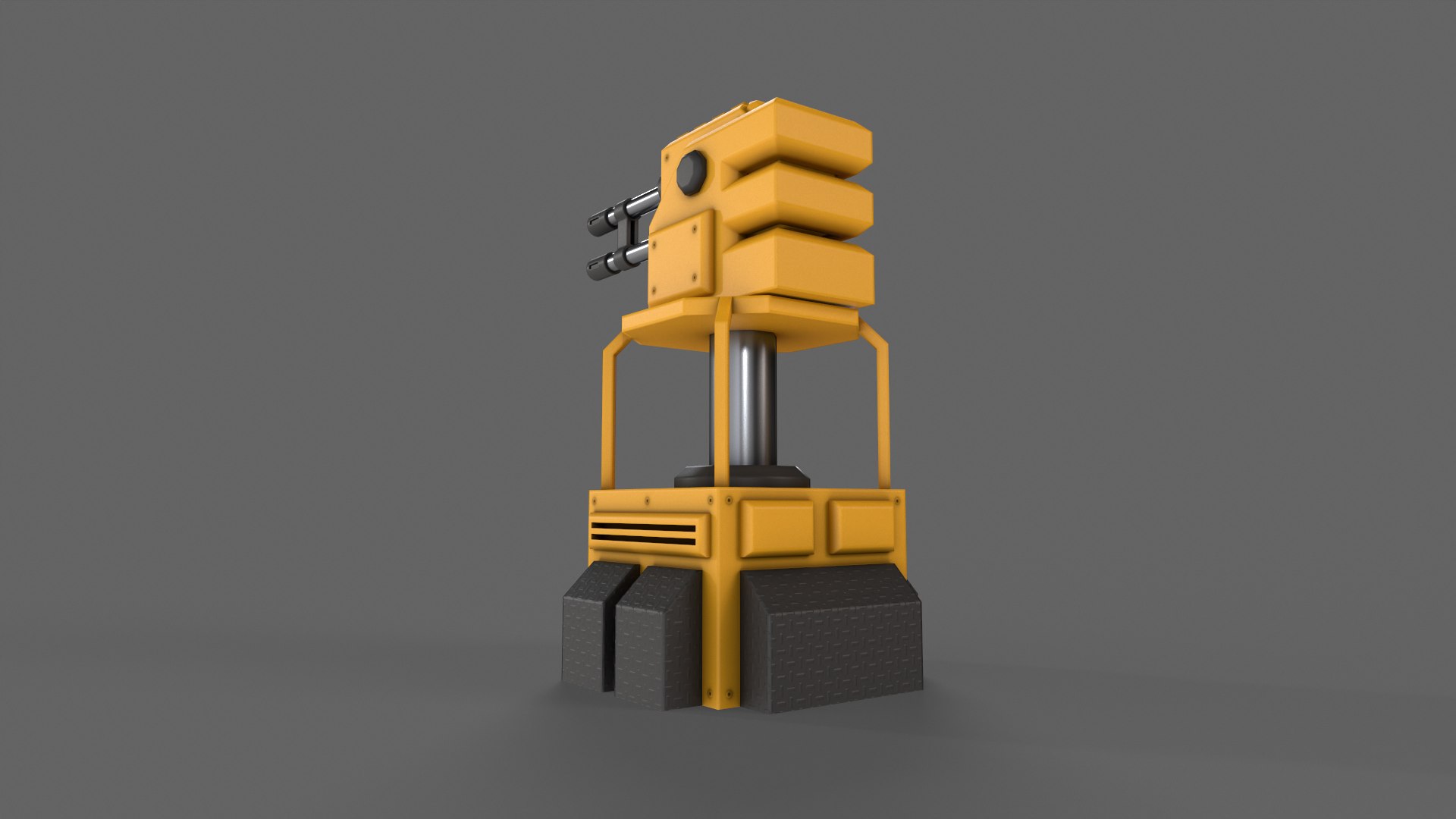 PBR Turret Gun 02 Yellow 3D model https://p.turbosquid.com/ts-thumb/P5/tuAdzp/hr/2_10/png/1775524673/1920x1080/fit_q87/ae6aa1594629b8fdf6b528ad872e4fb2230e4d60/2_10.jpg