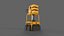 Tourelle PBR Canon 02 Jaune