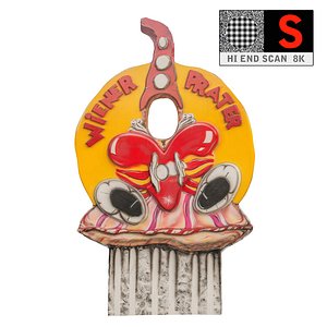 sculpture lunapark 3d obj