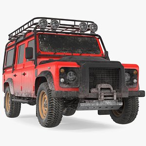 3D model Dirty Off Road Car Exterior Only