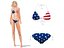 American Flag Swimsuit model