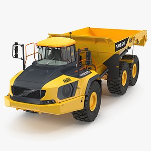 3D Volvo A60H Truck Rigged