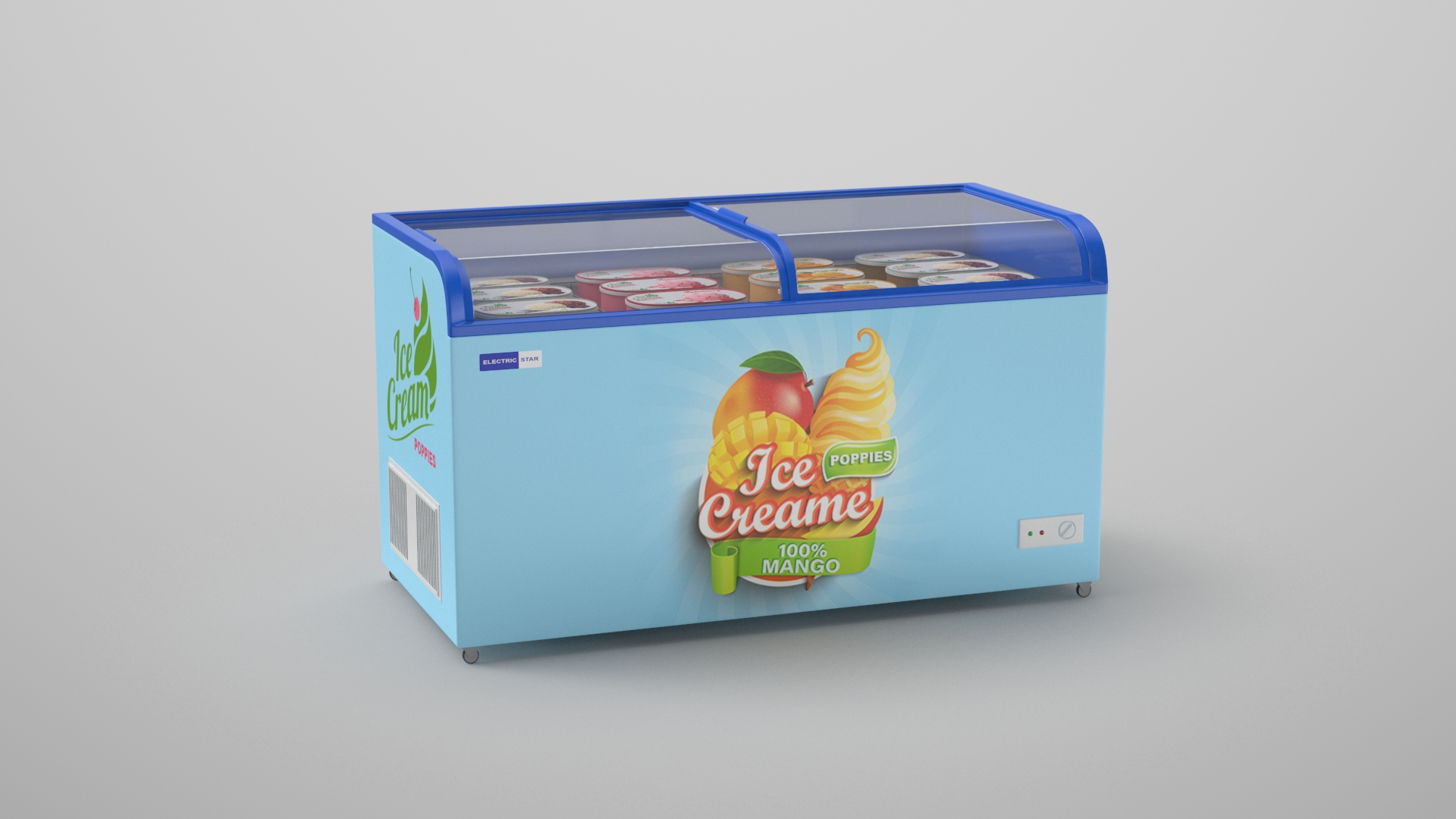 Ice cream 2024 freezer box