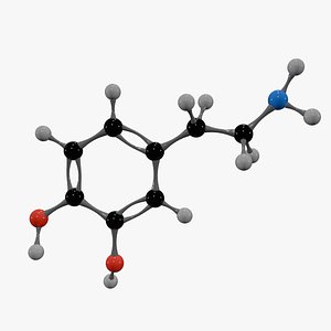 3D Dopamine Molecule