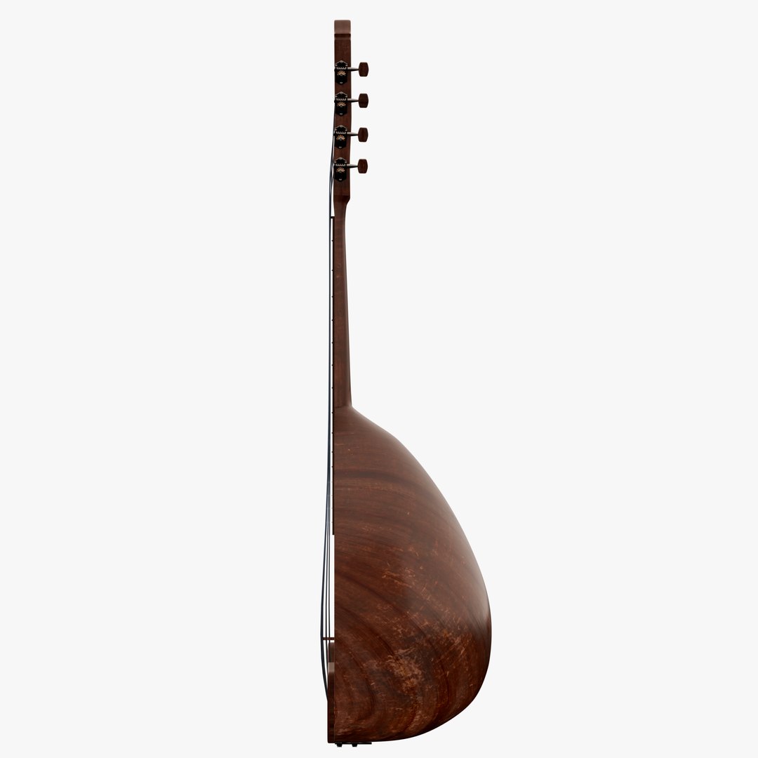 3D Mandolin PBR Model - TurboSquid 2374113