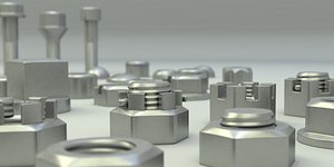 3d bolts nuts screws washers