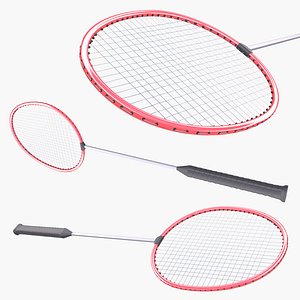 3D Badminton Racquet