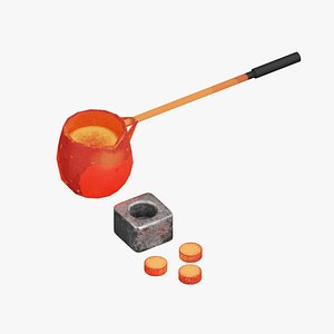 Hot Melting Points of Metals 3D Model 3D model