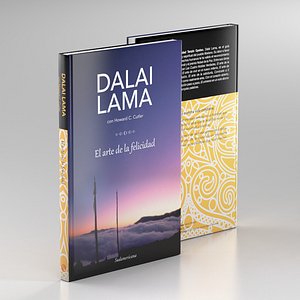 dalai lama book 3d model