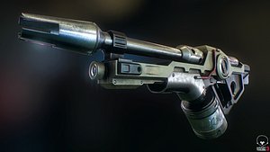 flamethrower 3D model