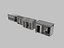 Modelo 3D de la colección de inodoros portátiles modulares
