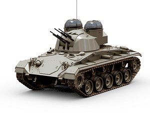 3D model T-77 E1  Spaag Chafee