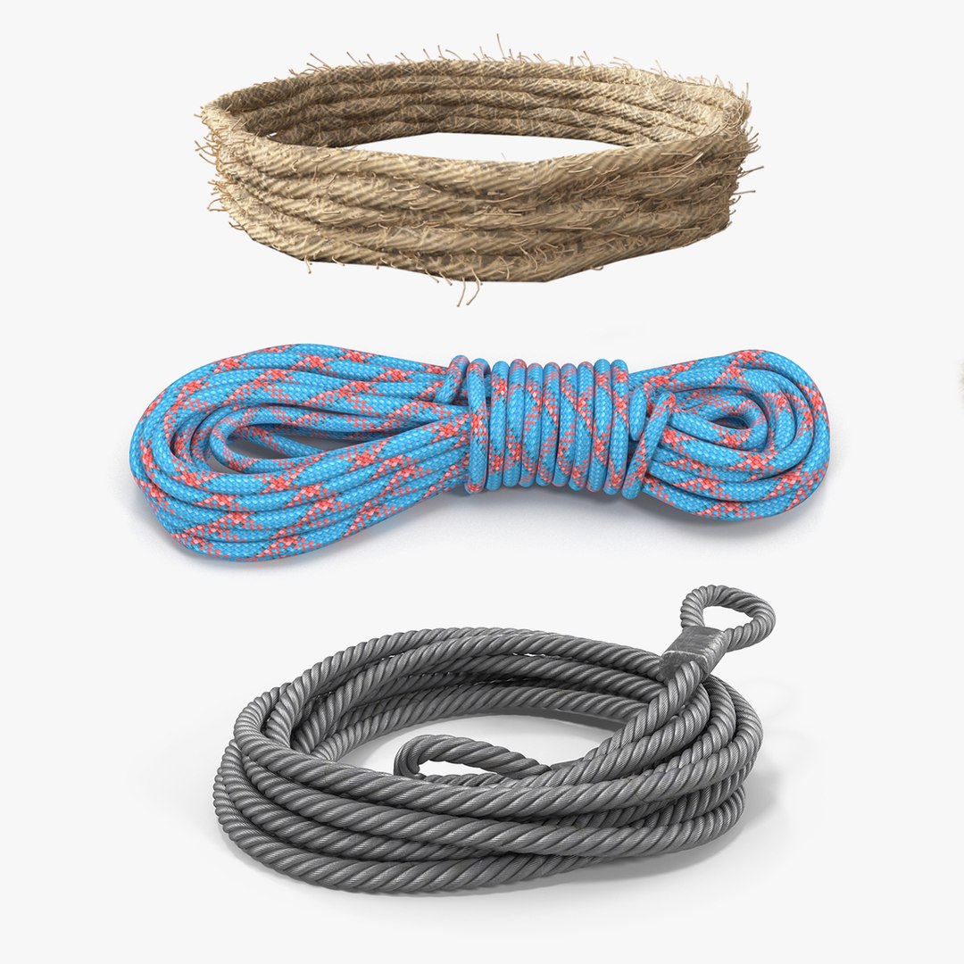 Ropes Collection 2 3D model preview