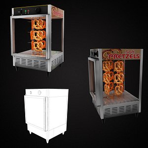 Pretzel Warmer low poly