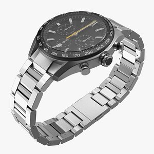 Chronograph Mechanical Watch Black Dial