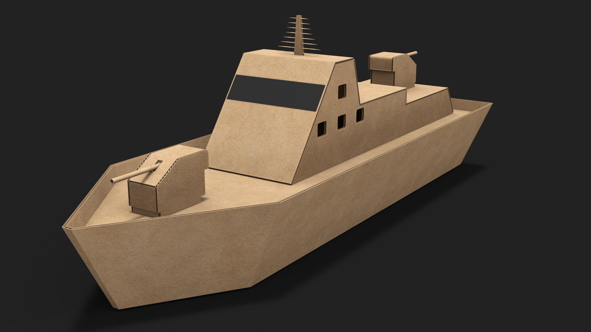 Cardboard Toy Vehicles Collection Model - TurboSquid 2245351