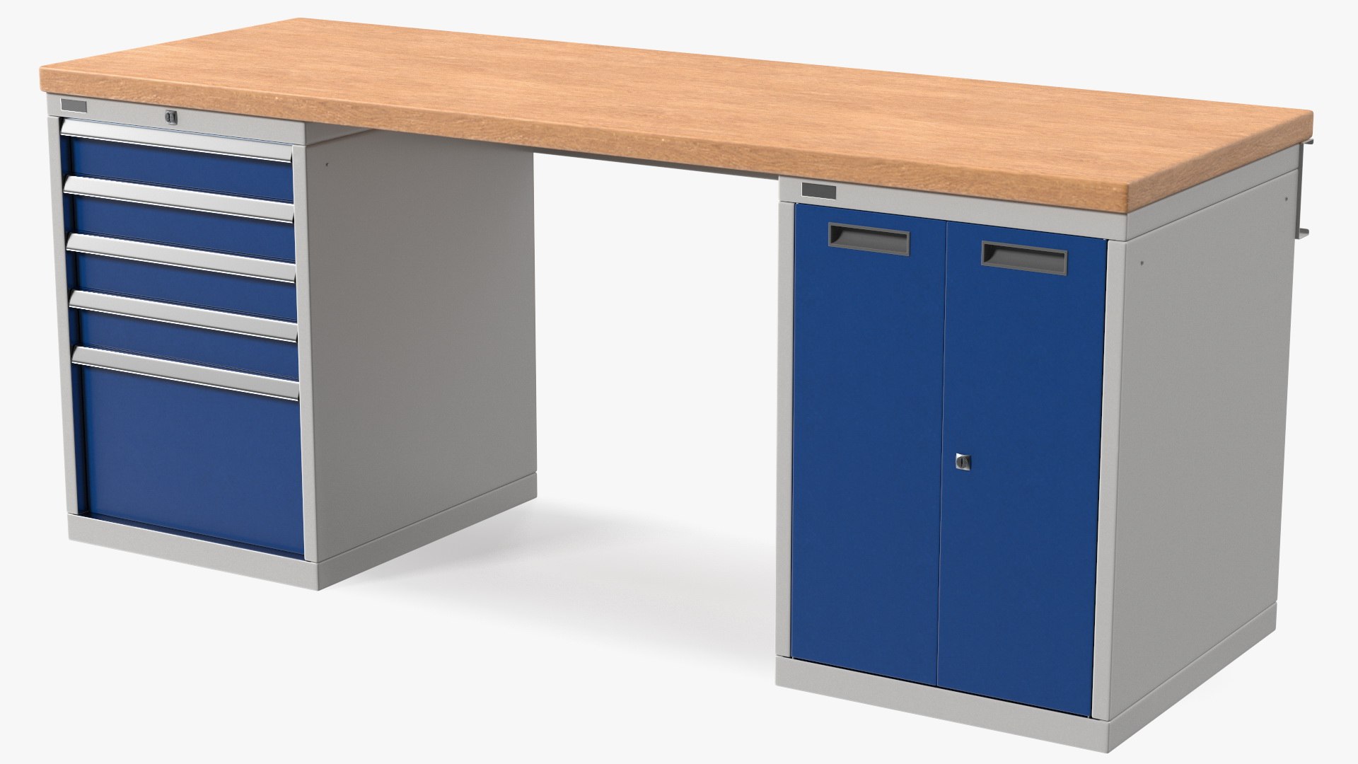 Heavy Duty Workbench 3D model preview