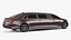 limousine stretch luxury 3D model