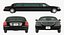 limousine stretch luxury 3D model